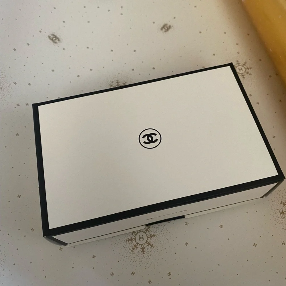 Boxes & 9’ Roll CHANEL Elegant Gold and White Gift Wrap